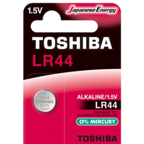 TOSHIBA LR44 ALKALİN PİL (20)(100)
