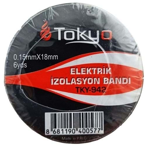 Tokyo TKY-942 Siyah Elektrikli Elektrik Bandı