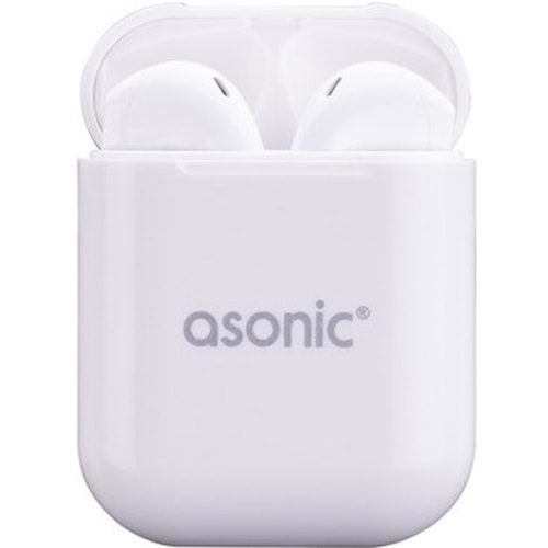 Asonic AS-TWS130 Beyaz Mobil Telefon Uyumlu Bluetooth Kulaklık