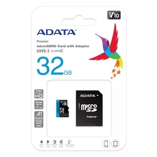 Adata 32GB Premier microSDHC Card with Adapter